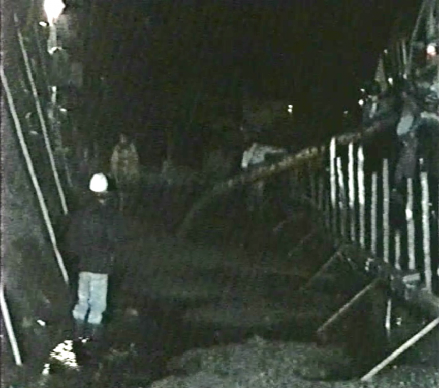 南迴鐵路隧道施工仰拱作業
