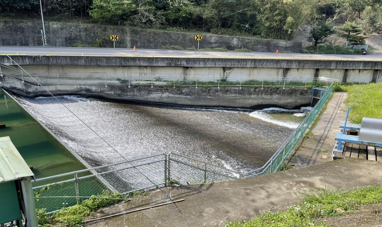 東興淨水場水源永和山水庫田美攔河堰沉砂池地下導水路引水口