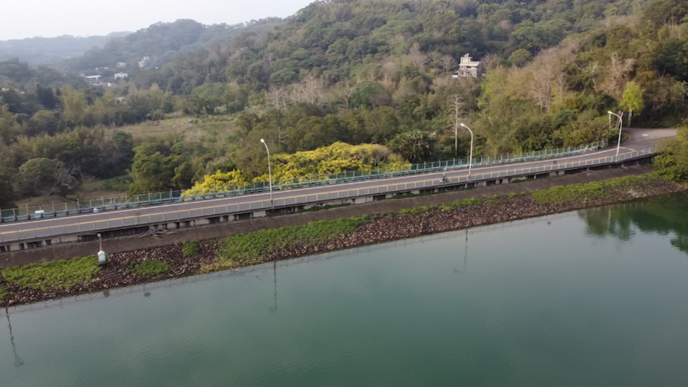 寶山淨水場水源寶山水庫主要設施大壩
