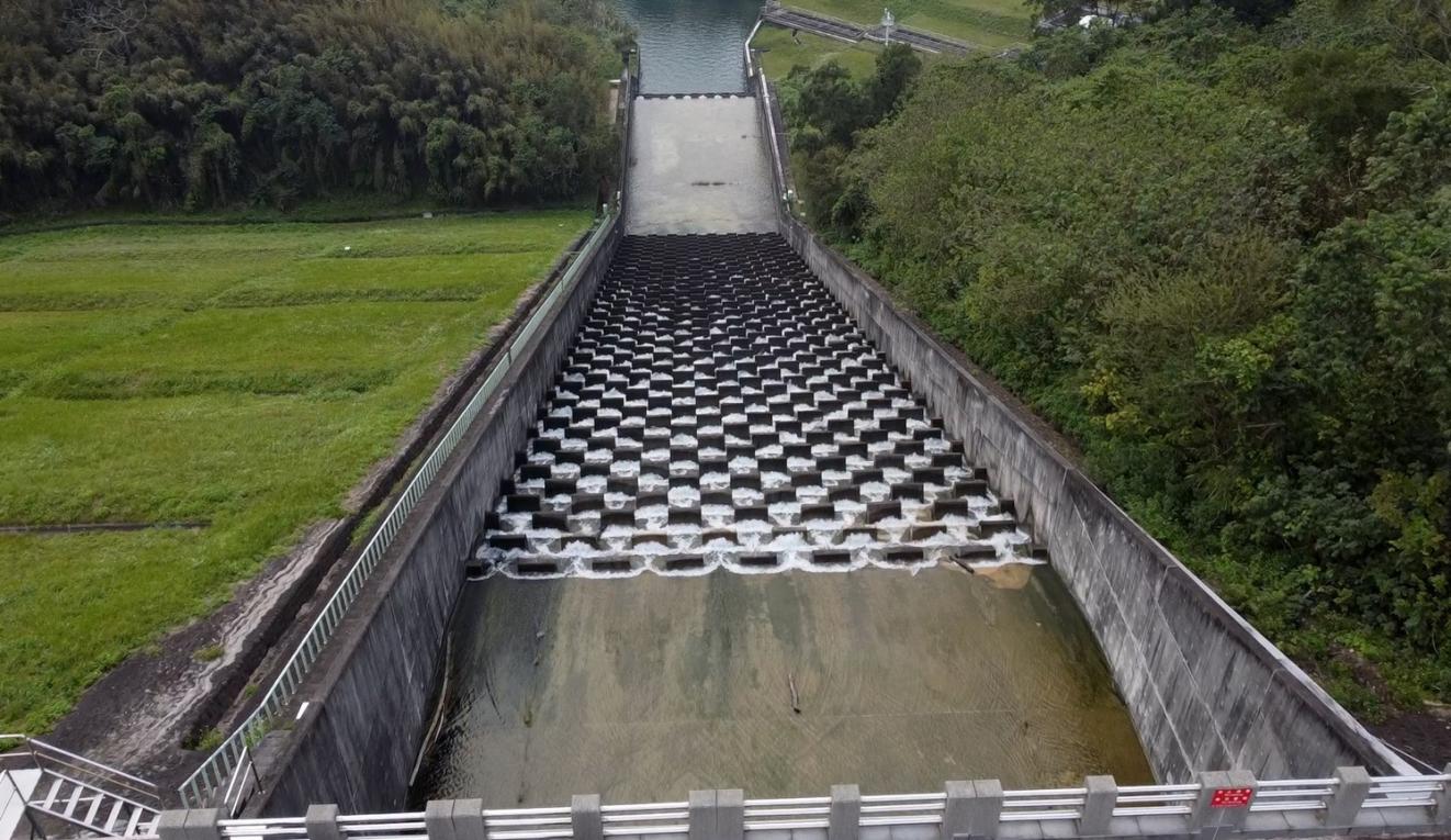 寶山淨水場水源寶山第二水庫溢洪道