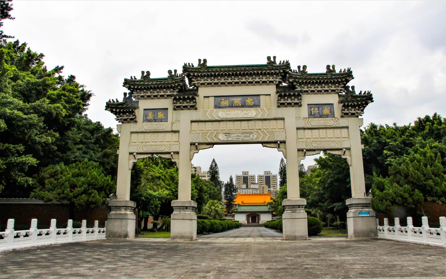 台中水源地公園內現今建築-忠烈祠