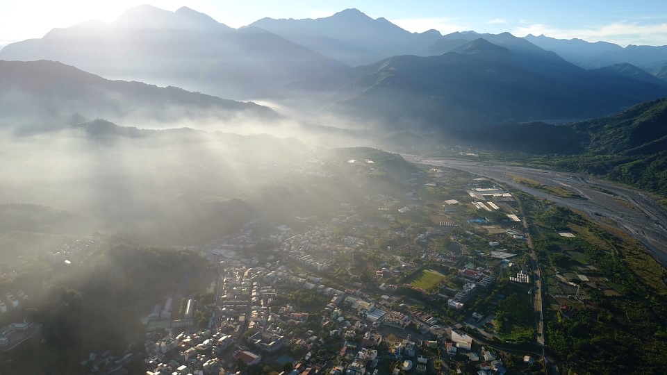 濁水溪流域俯瞰