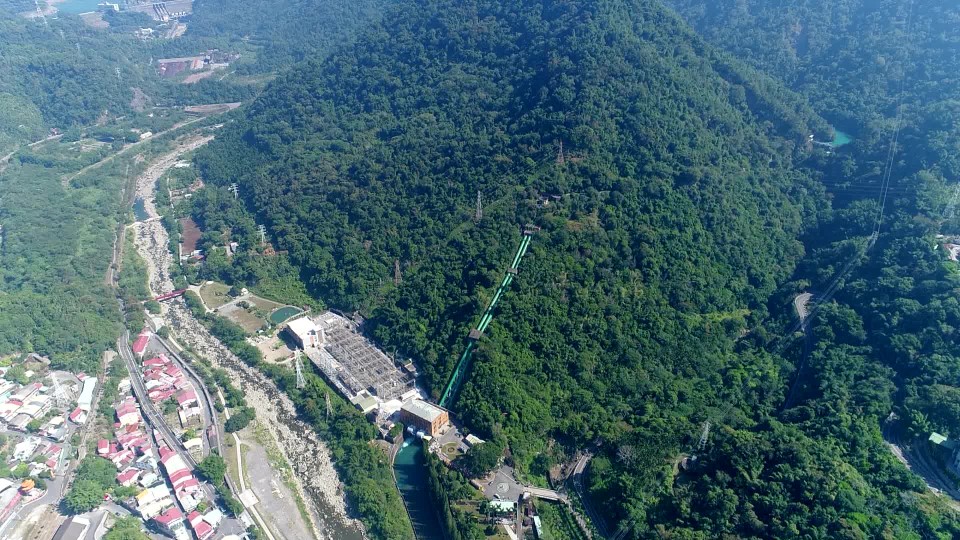 濁水溪流域鉅工電廠俯瞰