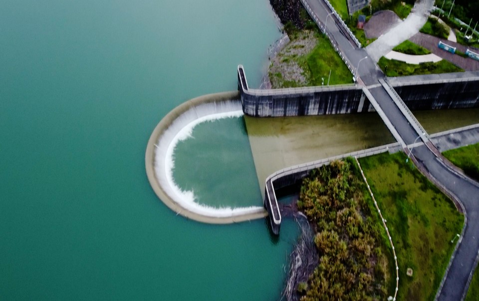 民國時代雲林地區公共給水系統湖山水庫蓄水設施