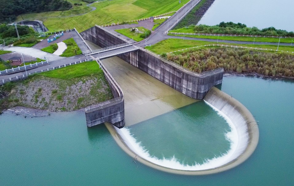 民國時代雲林地區公共給水系統湖山水庫蓄水設施