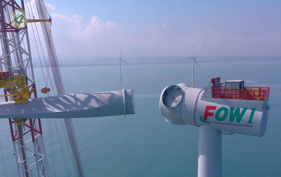 離岸風電場風力發電機組葉片安裝