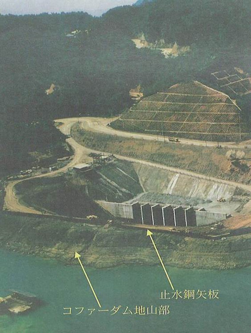 濁水溪流域明湖電廠進水口鳥瞰圖