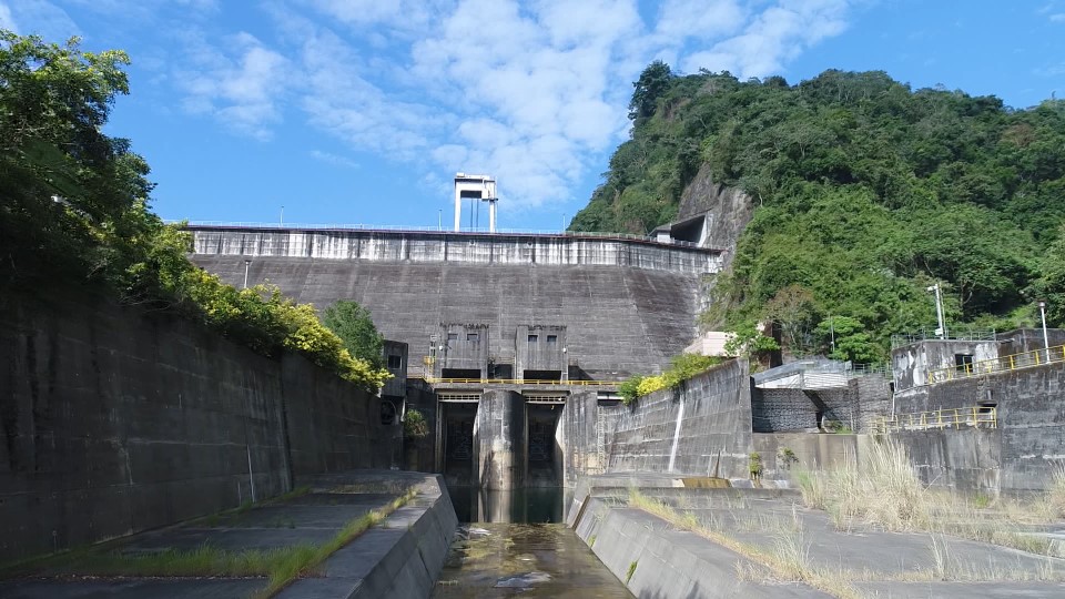 濁水溪流域日月潭明湖電廠的下池明湖水庫