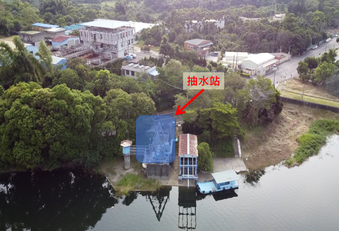民國時代嘉義地區公共給水蘭潭淨水場淨水設備_抽水站