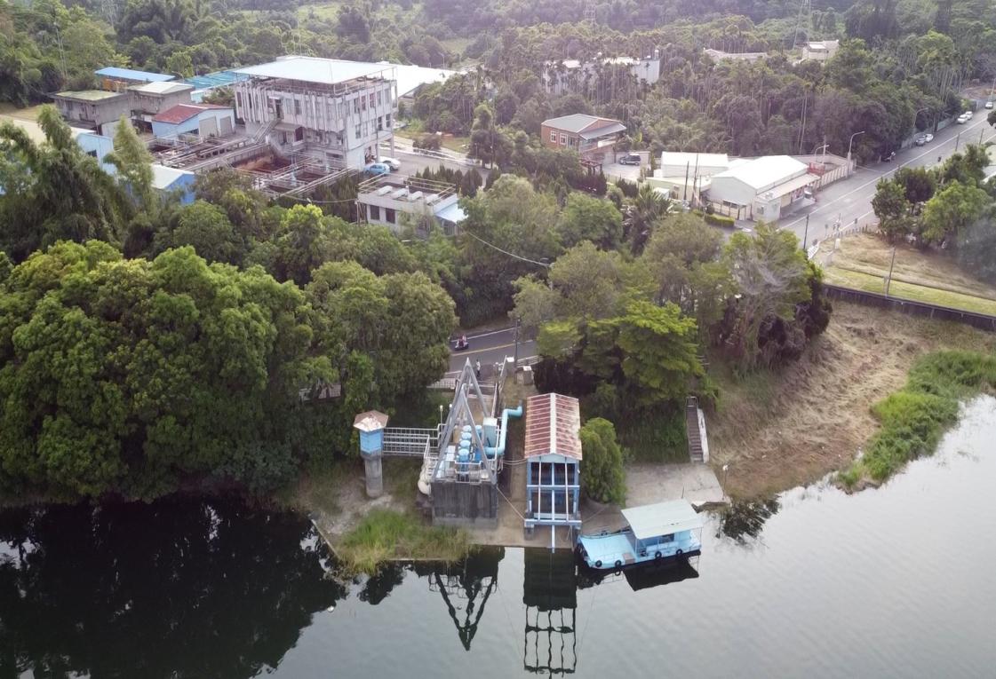 民國時代嘉義地區公共給水蘭潭淨水場淨水設備_抽水站