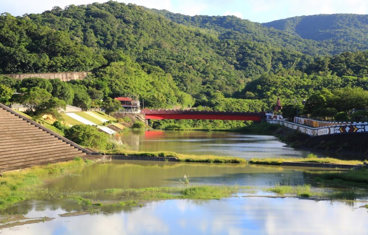 民國時期高屏地區公共給水牡丹水庫一景