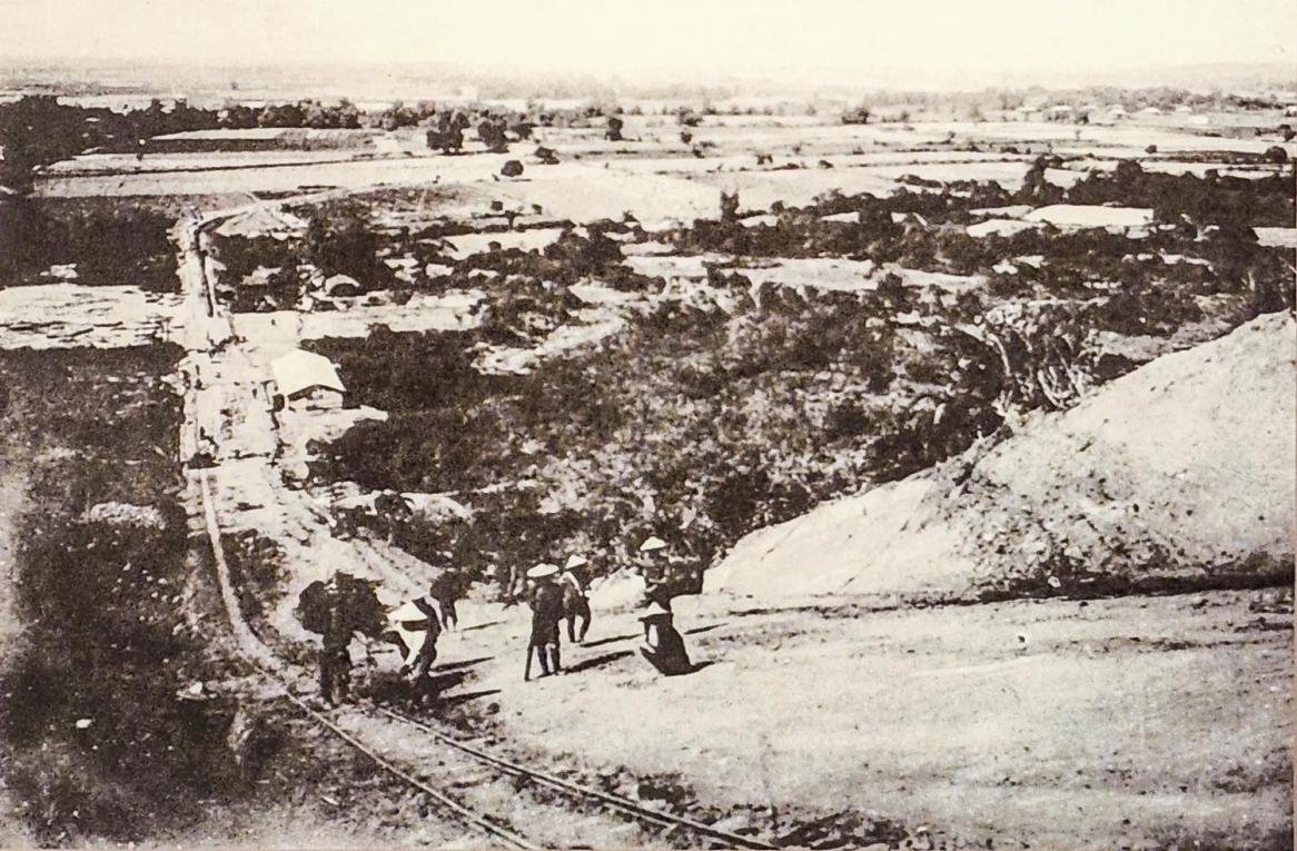 日治時代台南地區公供給水台南水道工程施工