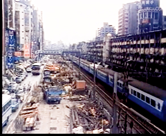 臺北市區鐵路地下化第一期工程施工