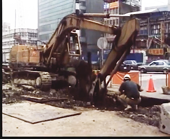 臺北市區鐵路地下化第一期工程西隧道施工
