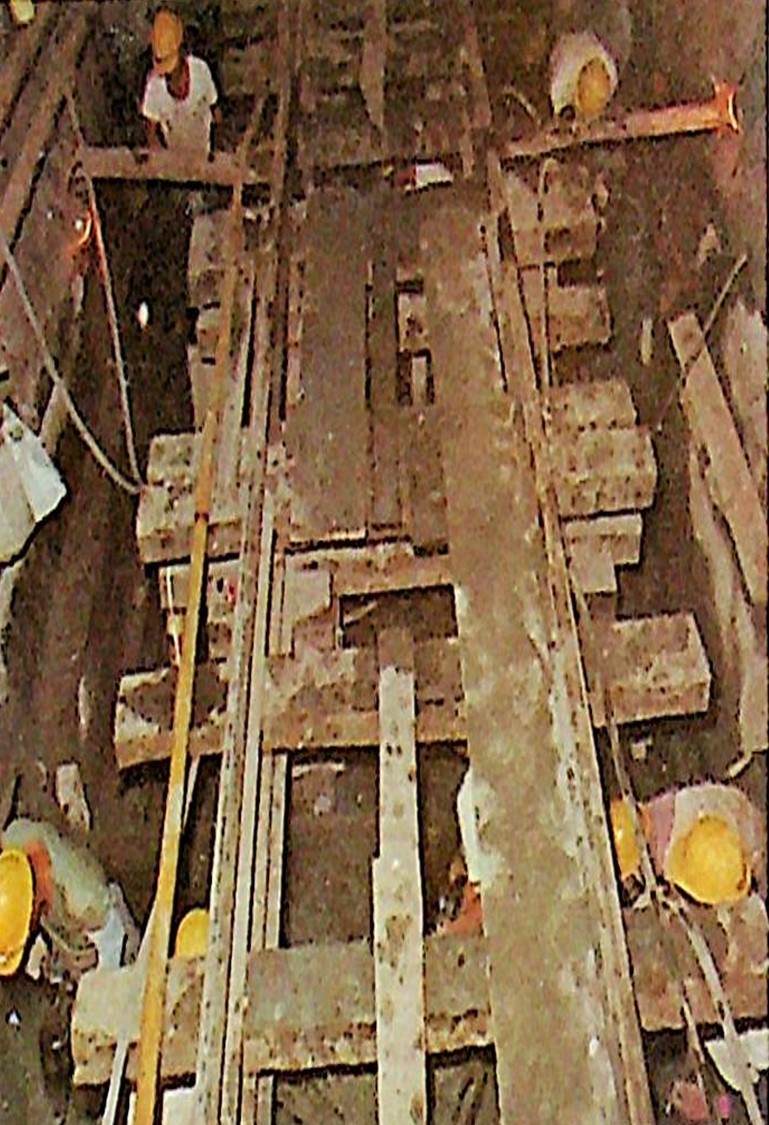西部縱貫線電氣化隧道淨空工程施工作業