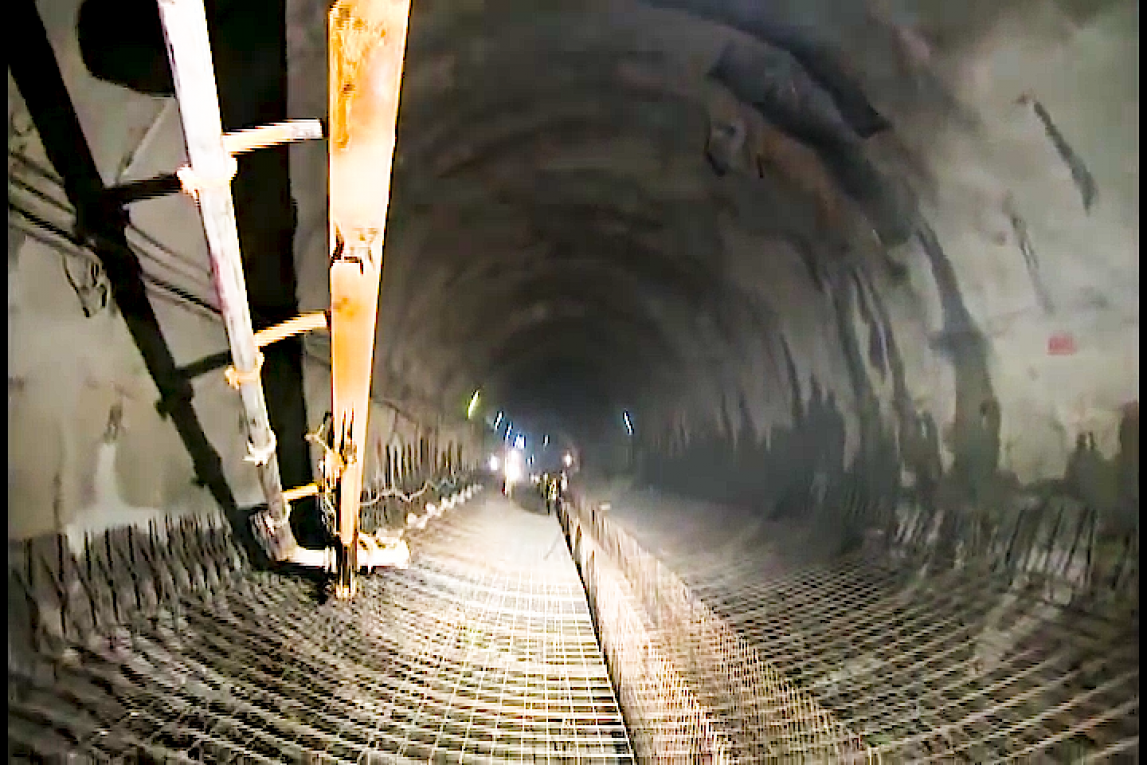 花東線鐵路雙軌隧道工程山里隧道土建工程施工