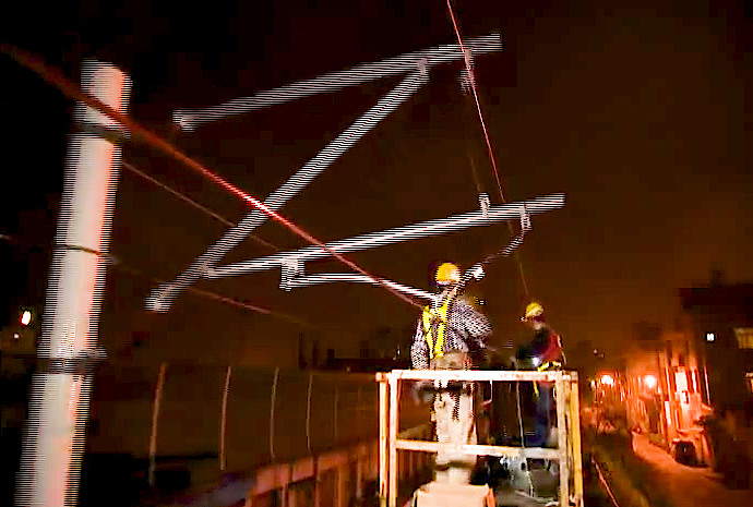 花東線鐵路全線電氣化系統機電工程施工作業