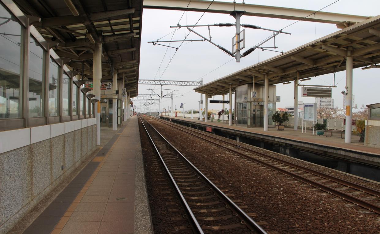 南迴鐵路電氣化潮枋段沿線車站林邊站