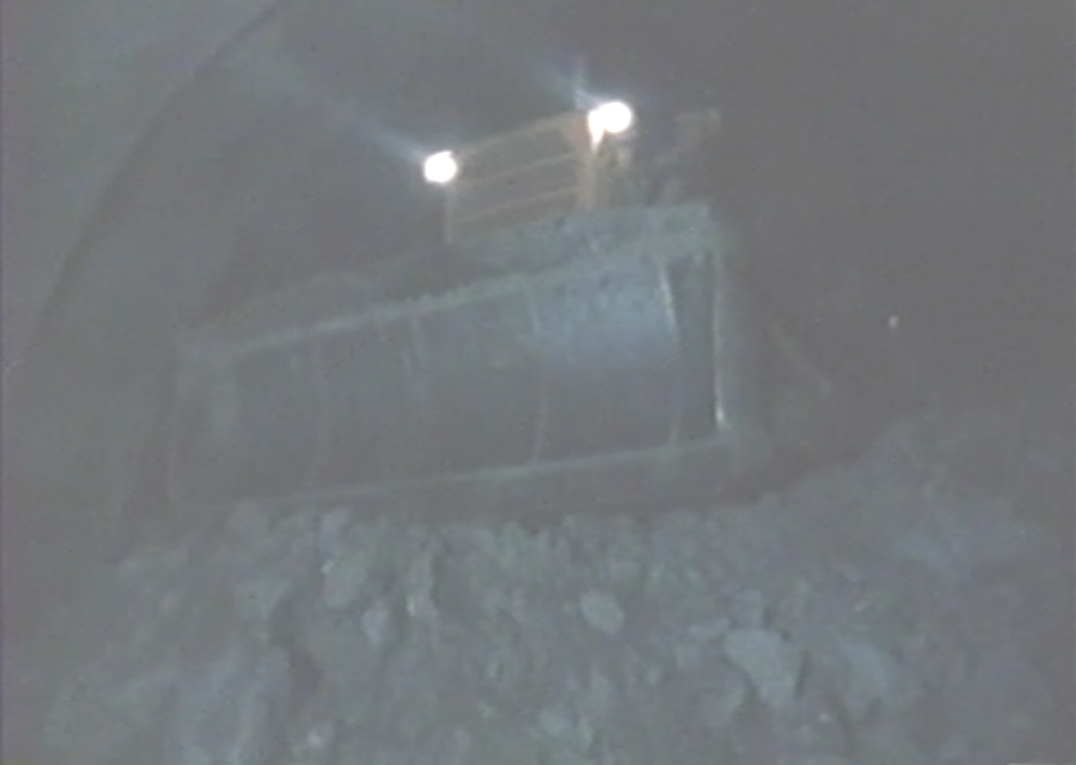 南化水庫導水隧道工程隧道下半斷面開挖