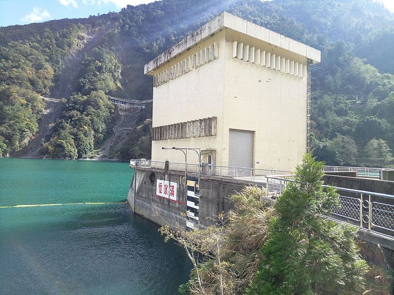 大甲溪流域德基電廠取水口