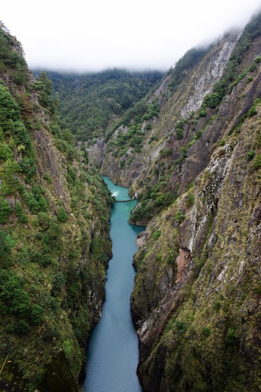 大甲溪流域德基電廠尾水出口及德基水庫靜水池