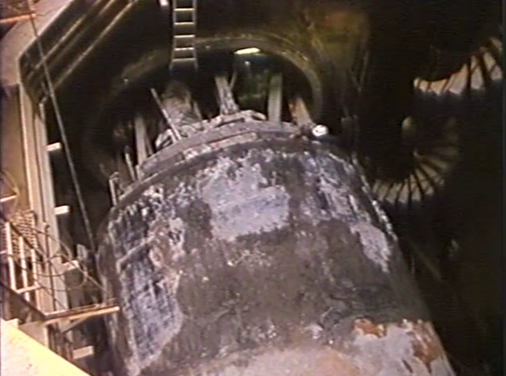 捷運系統維修線CN251標工程出坑之潛盾機
