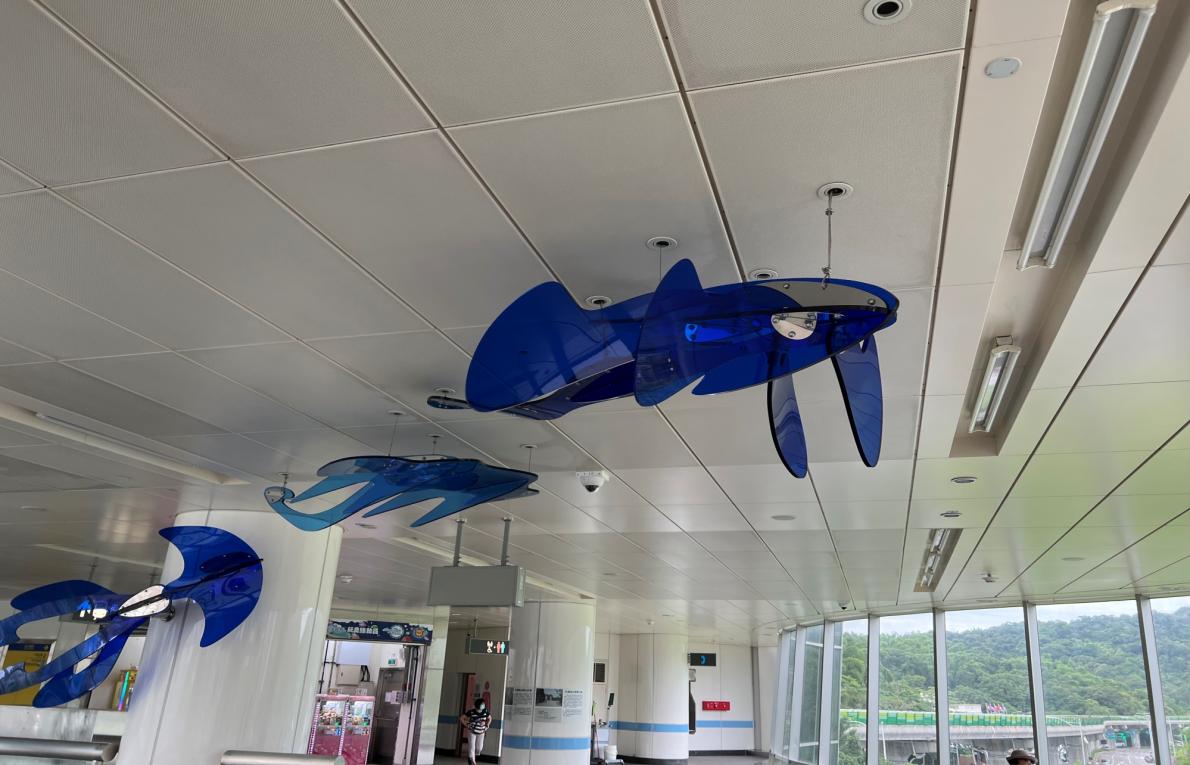 捷運內湖線沿線車站大湖公園站(BR20)公共藝術作品-風箏 悠遊天際