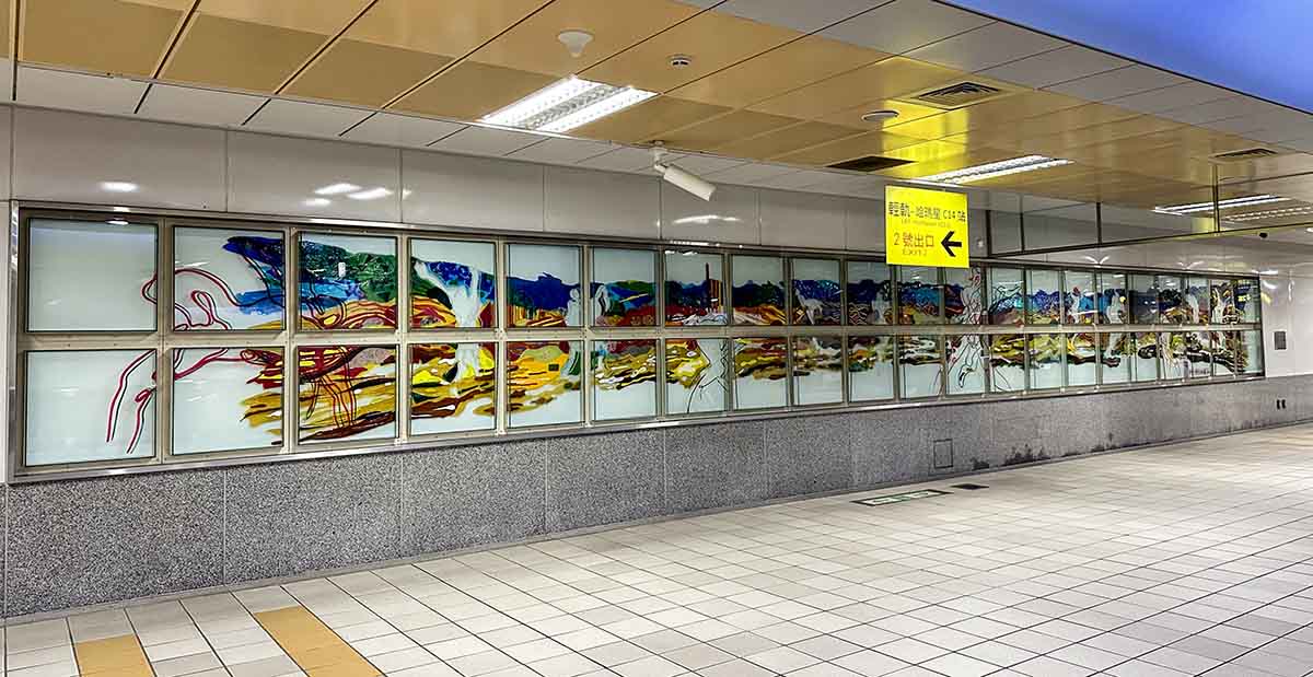 高雄捷運橘線沿線車站介紹-哈瑪星站(O1)公共藝術