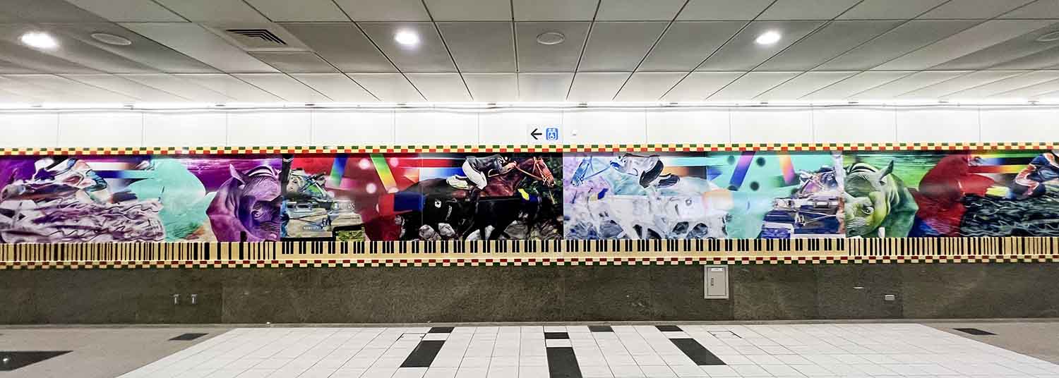高雄捷運橘線沿線車站介紹-衛武營站(O10)公共藝術