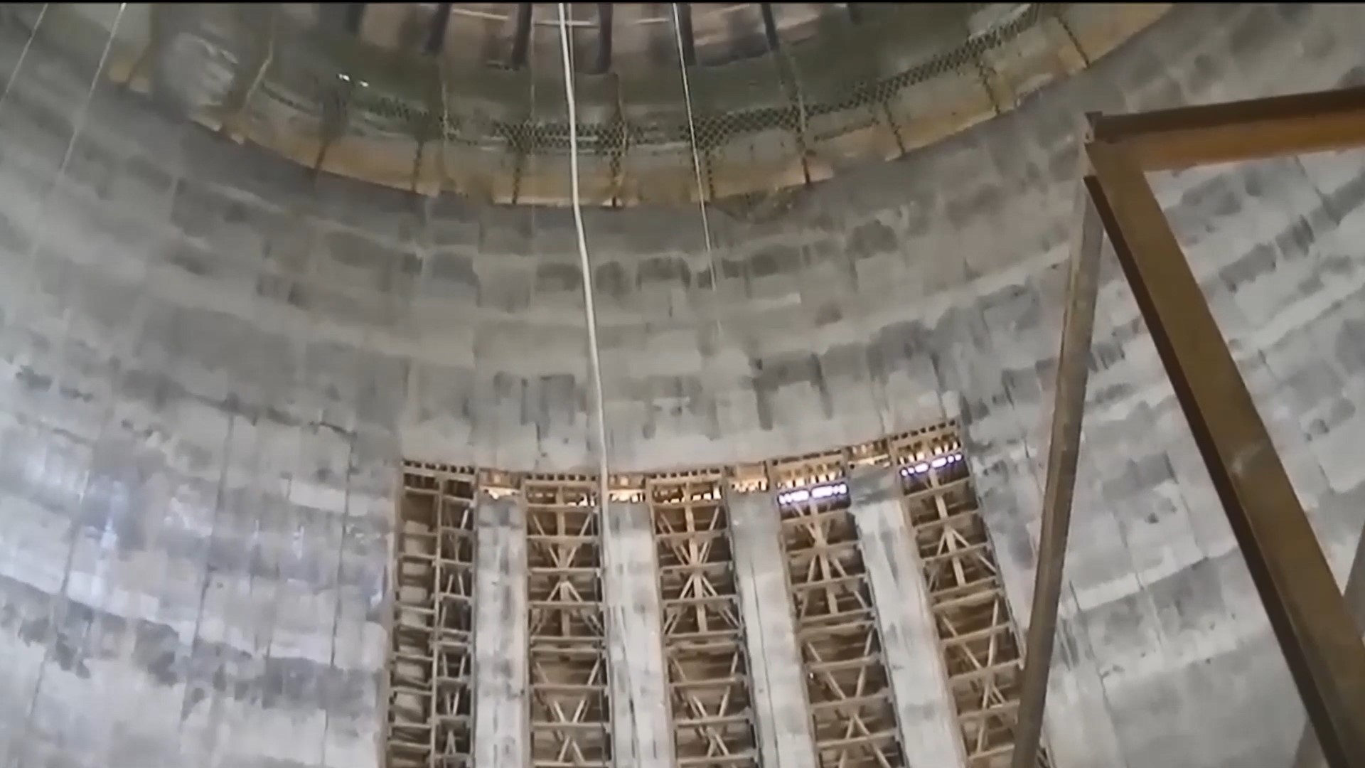 林口電廠百合煙囪之滑模工程完工