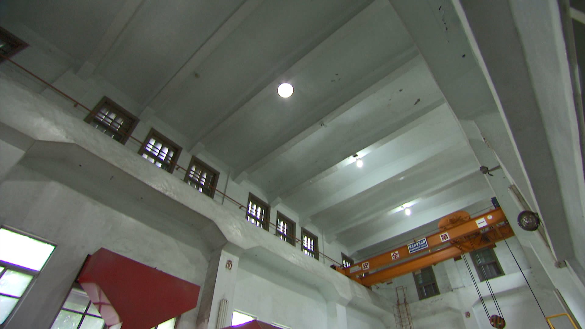 壽豐溪流域溪口電廠廠房起重機