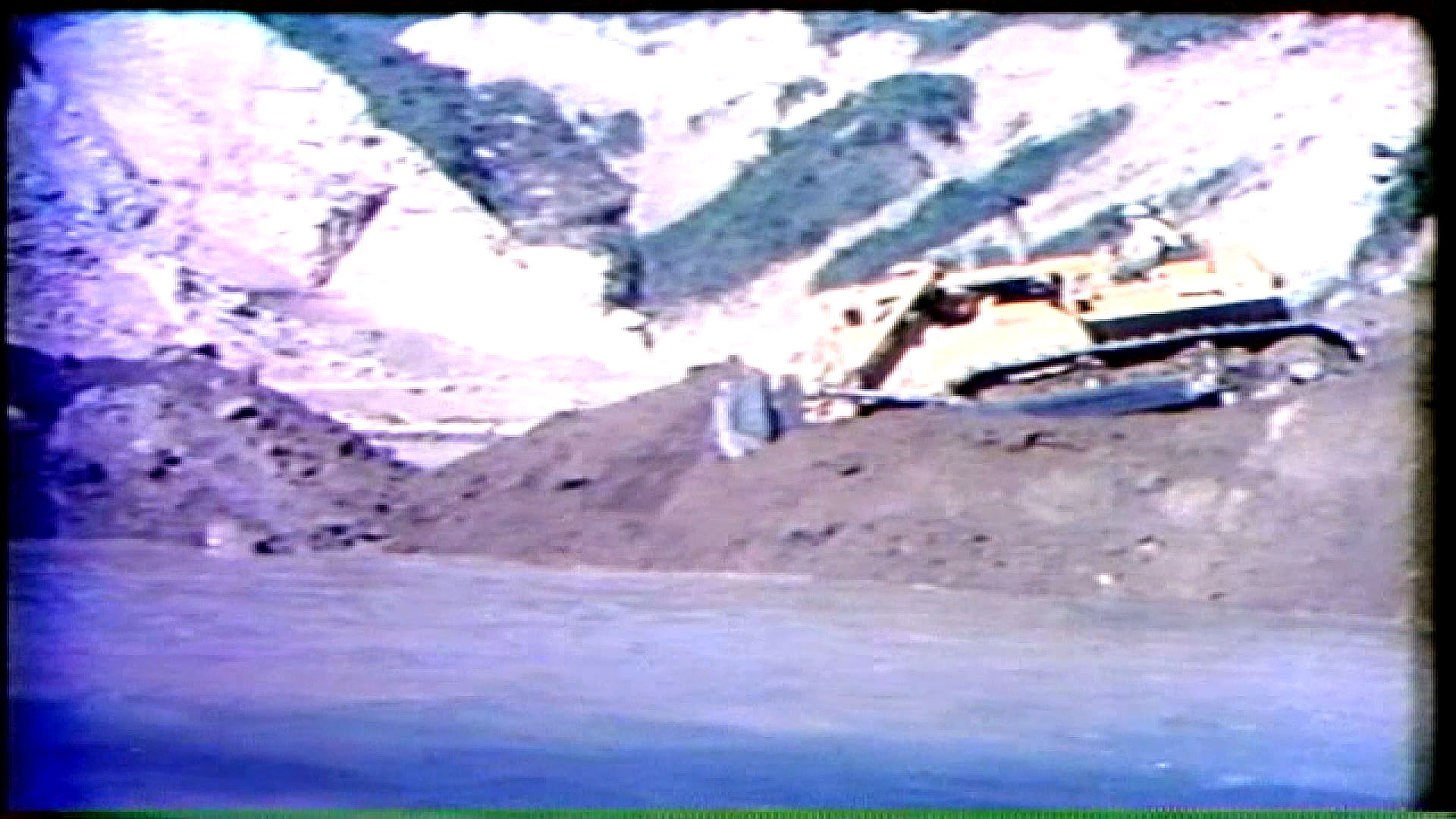 榮工處承辦之曾文水庫導水隧道工程擋水堤合攏(民國58年)