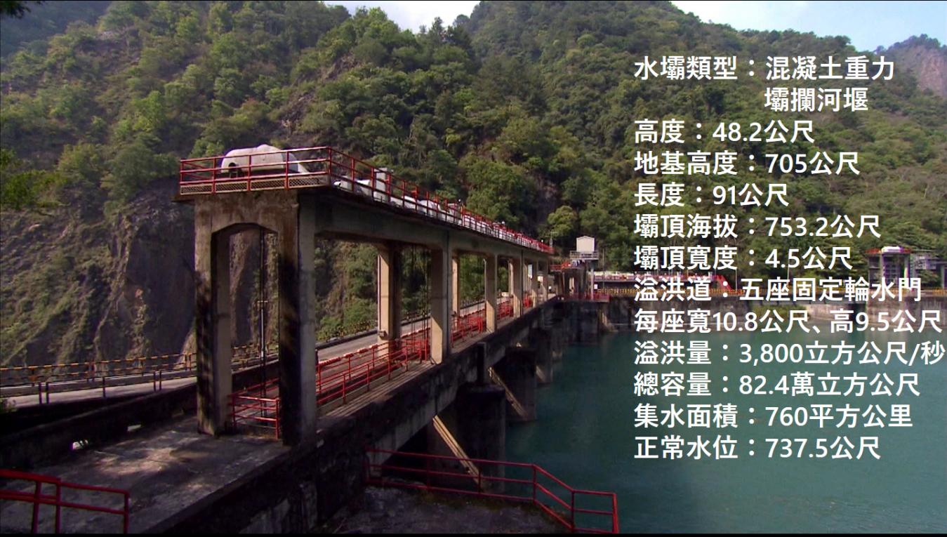 大甲溪流域天輪壩