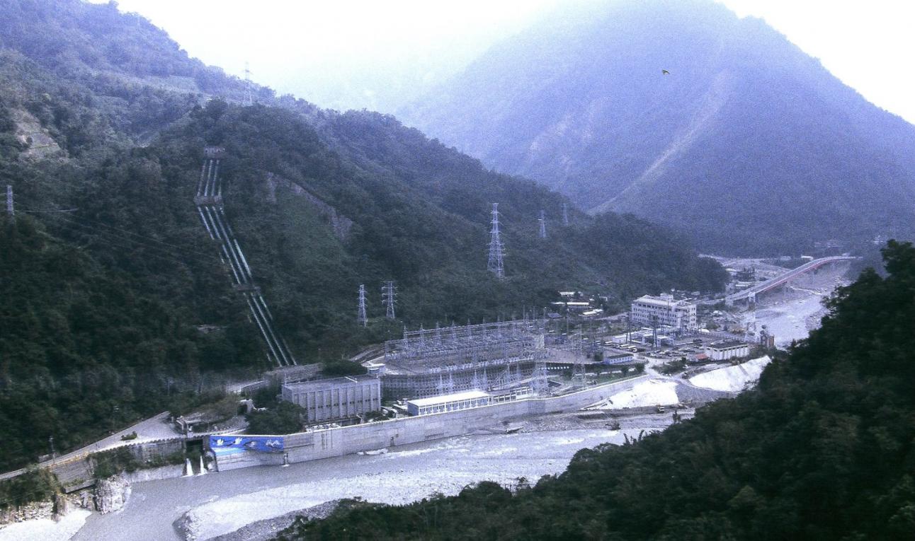 大甲溪發電廠位於天輪電廠