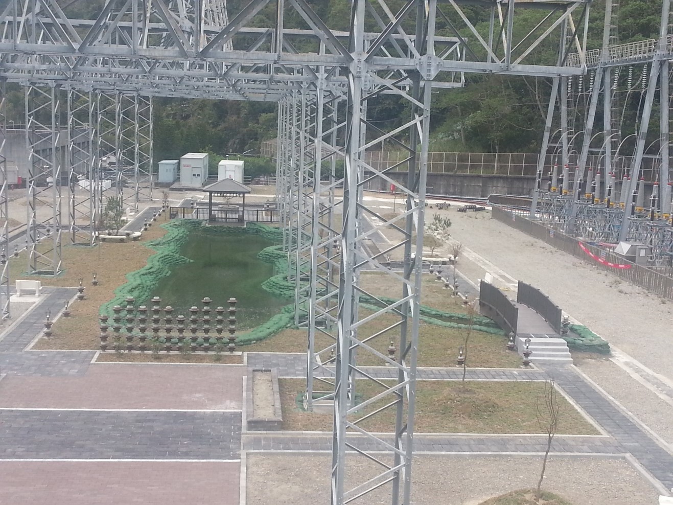 161KV開關場拆除後改為電力花園
