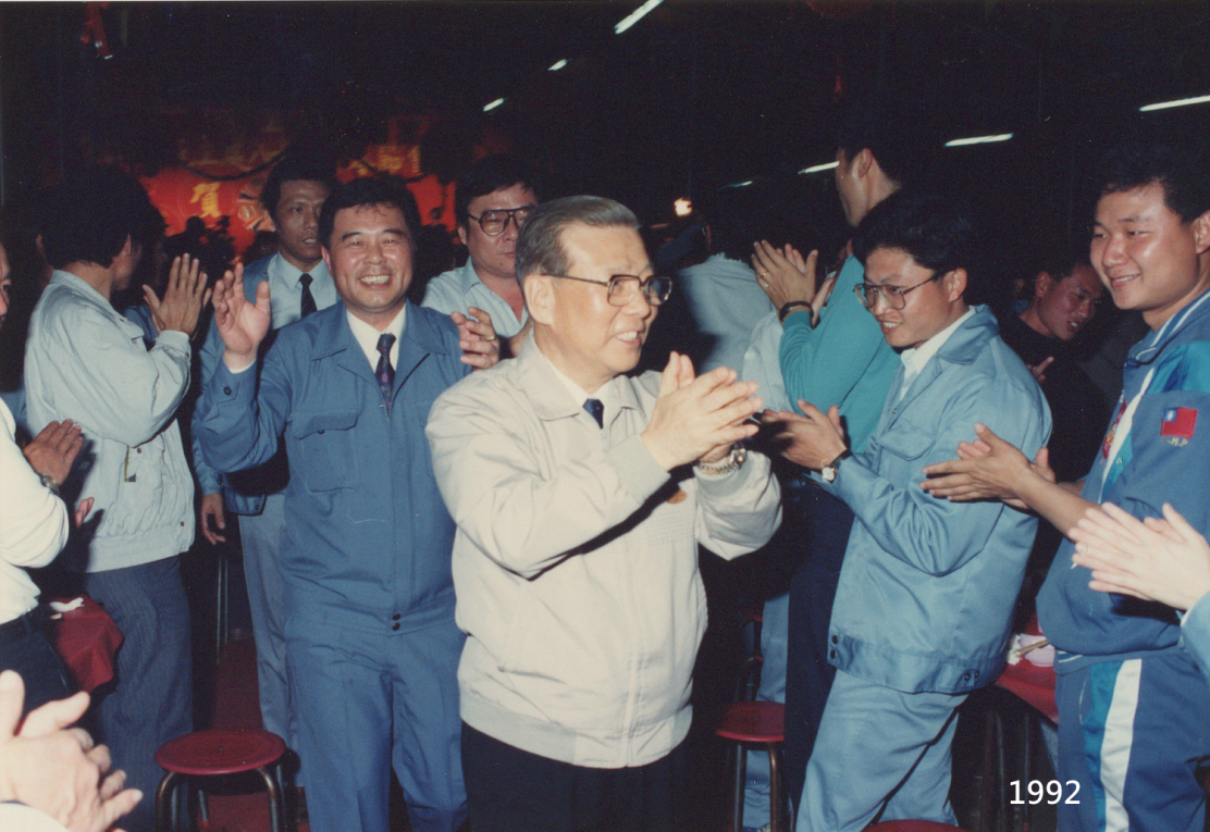 許歷農主任委員蒞北二高工區曾元一處長陪同
