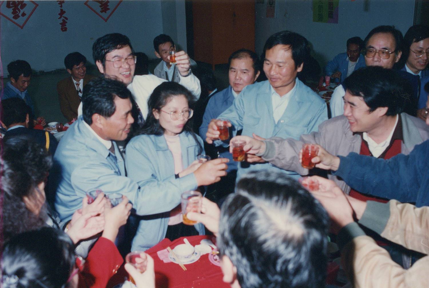 榮工處處長曾元一訪中壢預鑄廠
