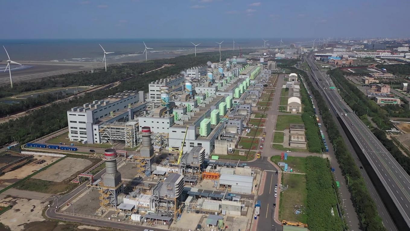 大潭電廠俯瞰