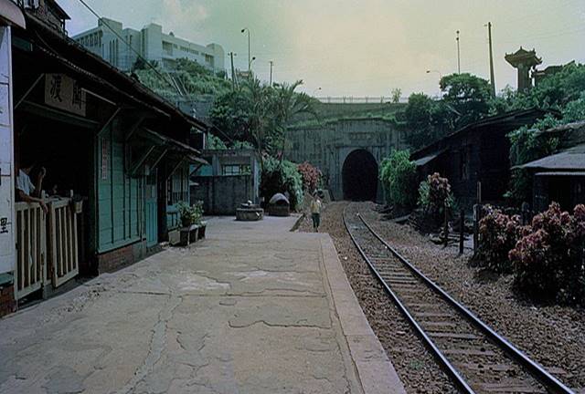 鐵路淡水支線關渡車站舊照