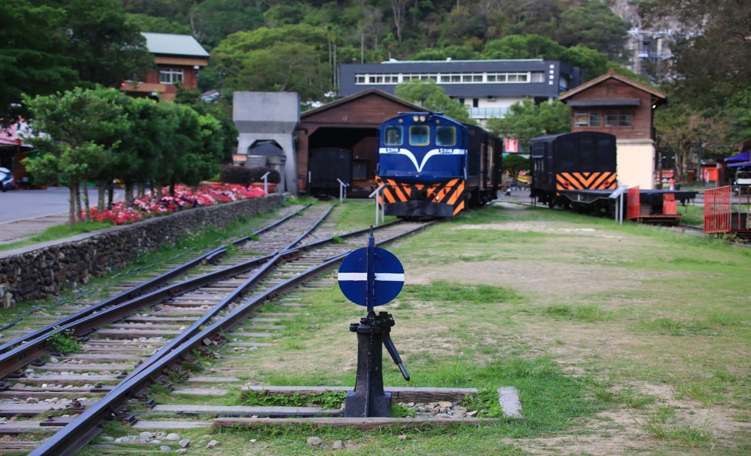 集集支線鐵路車埕站的轉轍器水塔
