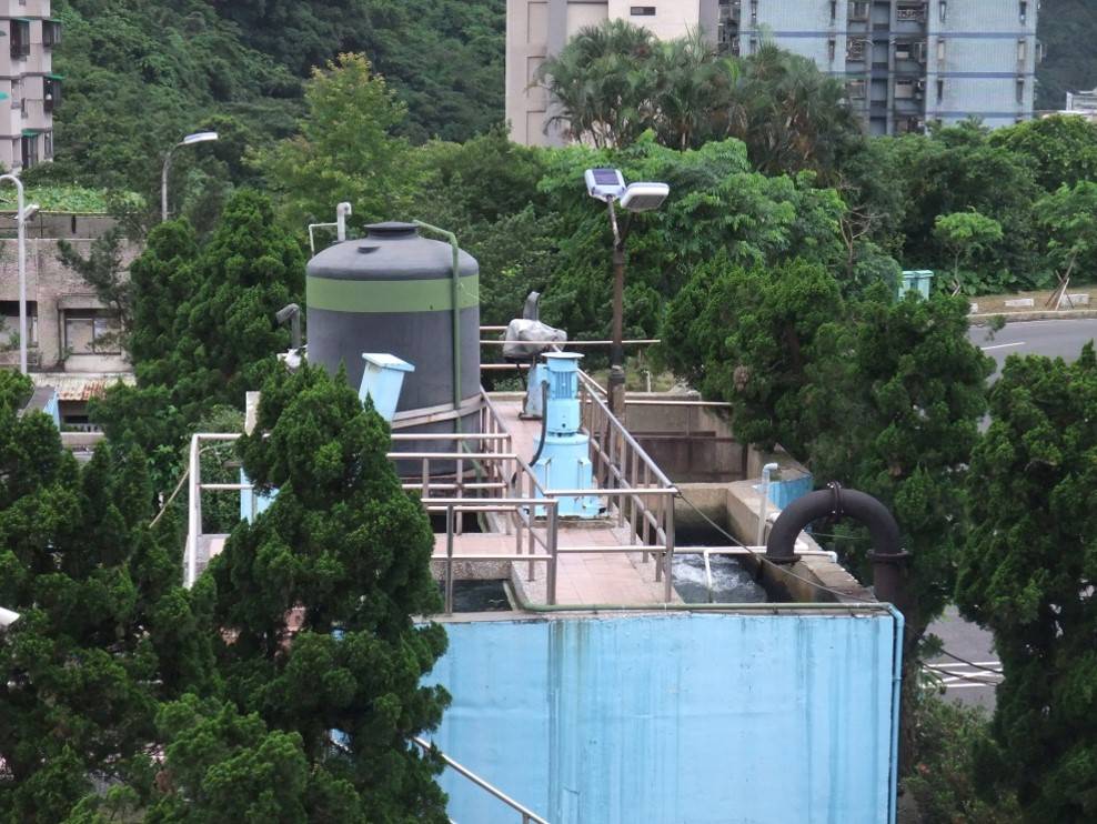 公共給水新山淨水場淨水設備分水井