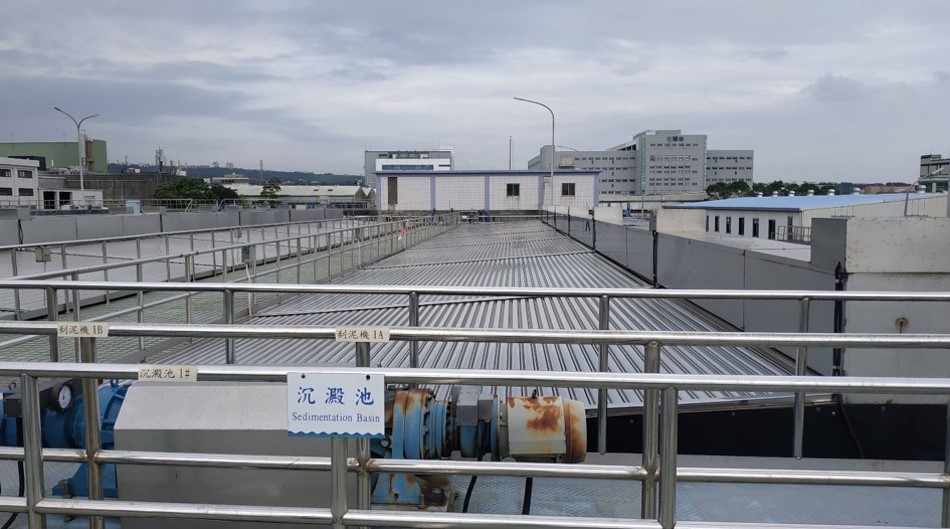 桃園地區公共給水-平鎮淨水場二期沉澱池