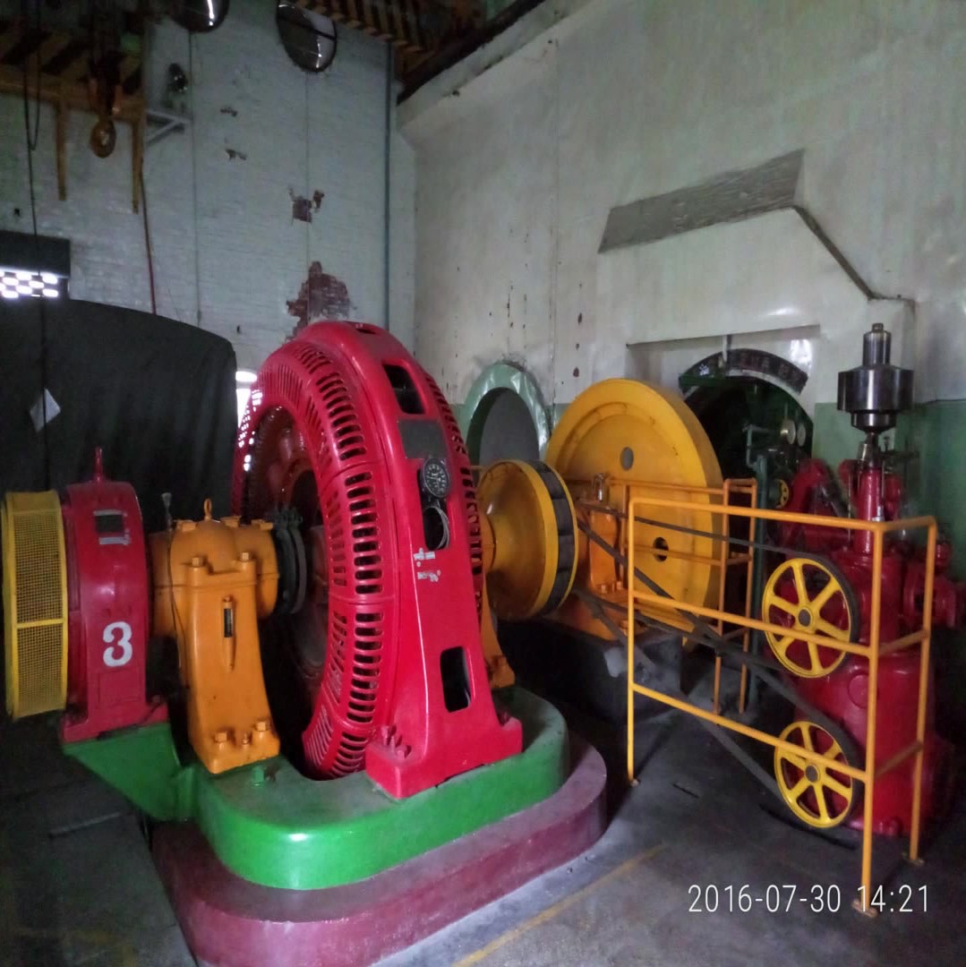嘉南大圳施工所需電力來自濁水溪，發電機組