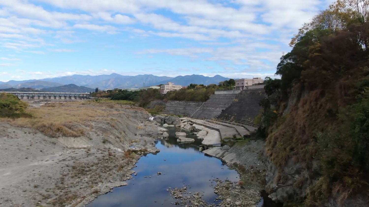 葫蘆墩圳水源石岡壩遠眺