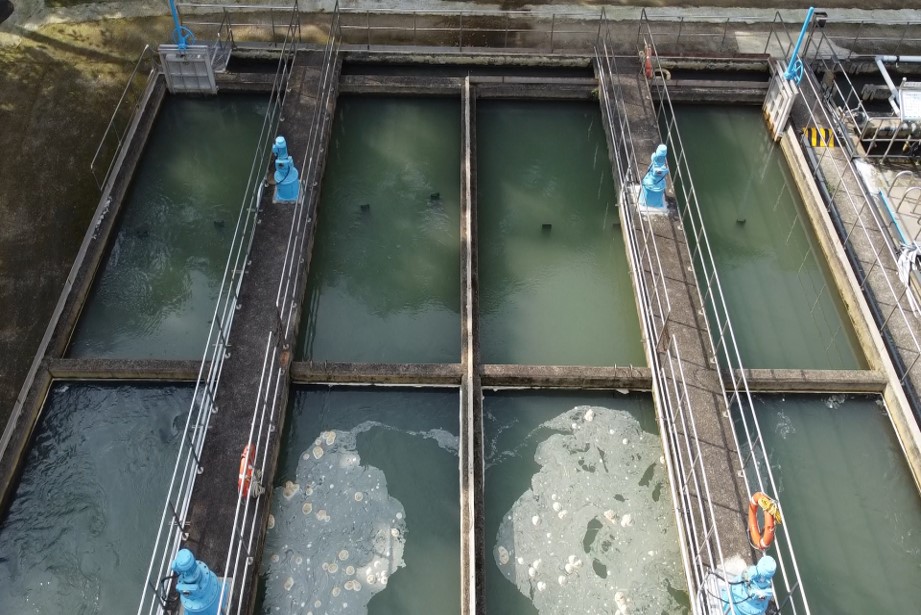 新竹第一淨水場的淨水設備