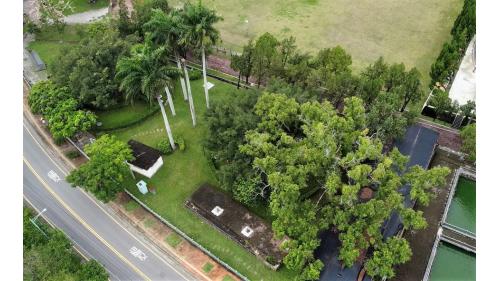 日治時期豐原水道配水池功能，係將來自清水池加氯殺菌後乾淨的水，適時配送至神岡及豐原地區。配水池現為公園內空地。