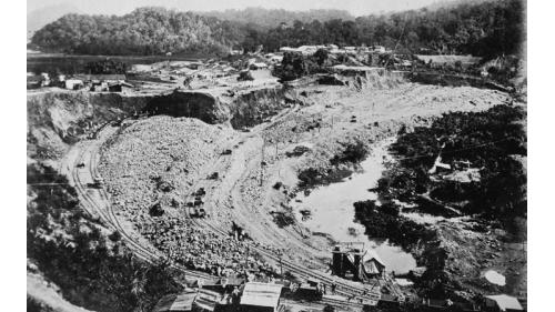 此計劃是世界上數一數二的巨型發電計劃，1911年至1923年前置作業，1923年東京大地震後停工，1931年復工，1934年完工。