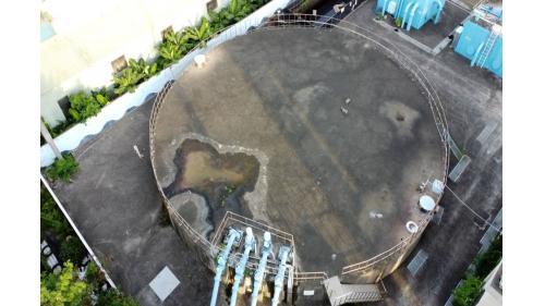 1500噸清水池空拍。