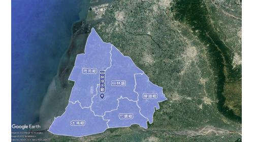 &nbsp;包括大城鄉、芳苑鄉、竹塘鄉全鄉，二林鎮全鎮以及埤頭鄉內四村。