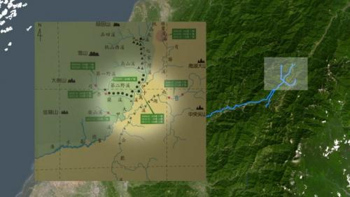 &nbsp;大甲溪上游最遠源流為南湖大山東峰的南湖溪，沿途匯流各水源溪流，至台中巿和平區的太保久附近和伊卡丸溪匯流後，才稱為大甲溪。